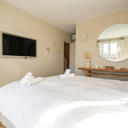 וילה Maison Avec Piscine Et Amarrage גרימו